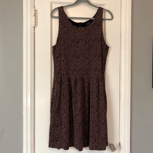 Anthropologie - Deletta Leopard Print Dress Large